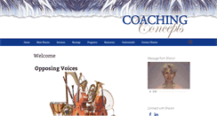 Desktop Screenshot of coachingconcepts.com